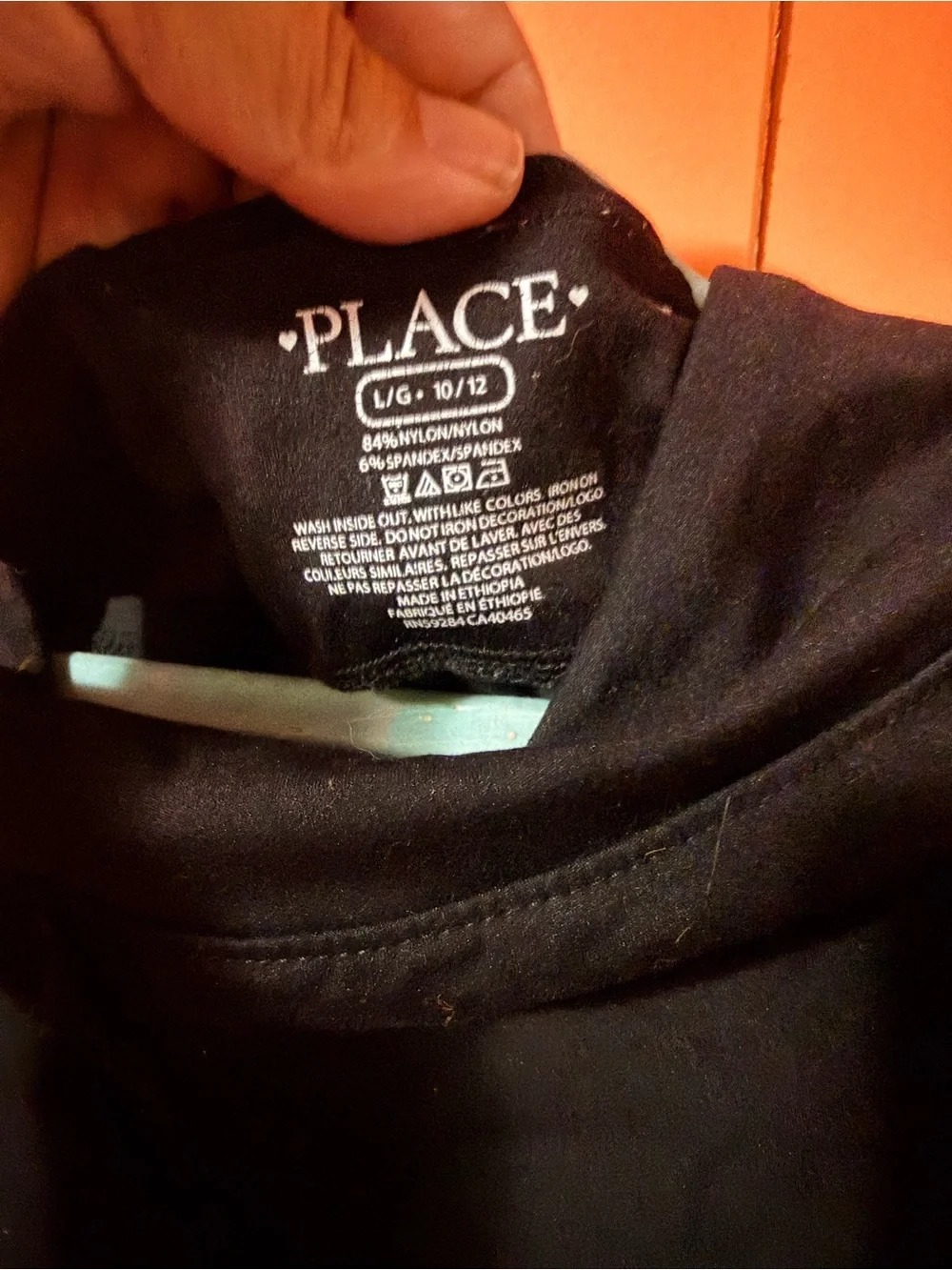 Place Black Kids Leggings - Stretchy Everyday Bottoms
